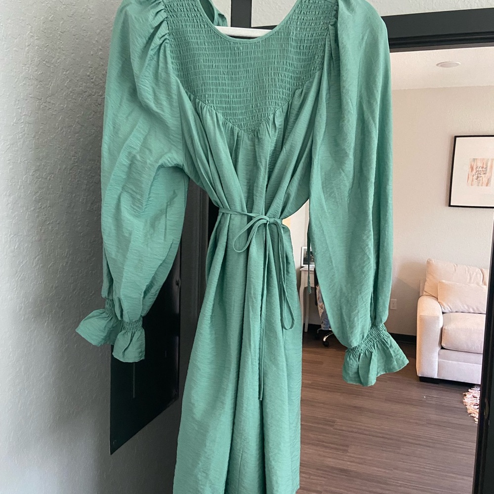 A New Day Smocked Prairie Dress